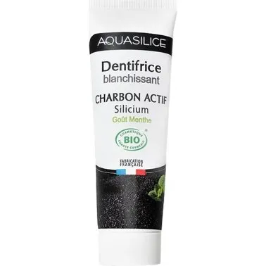 Aquasilice Dentifrice Blanchissant Charbon Menthe 75ml