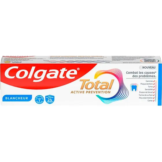 Colgate Total Dentifrice Blancheur Naturelle 75 ml