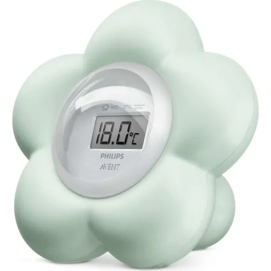 AVENT Thermomètre Numérique Vert pour Bain et Chambre