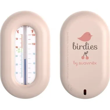 Suavinex Birdies Thermomètre de Bain Rose 0 mois+