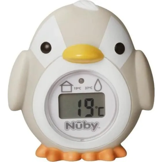 Nuby Thermomètre de Bain Pingouin LCD