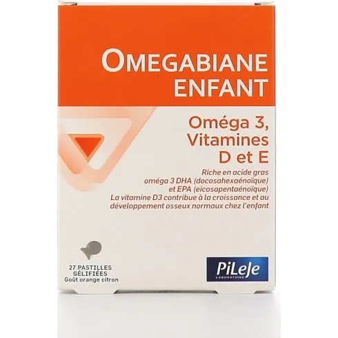 PiLeJe Omegabiane Enfant 27 pastilles