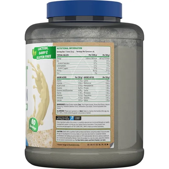 Applied Nutrition Critical Plant Protein Vanille 1,8kg