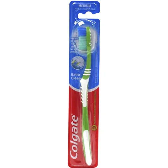 Colgate Brosse à Dents Extra Clean Medium Vert