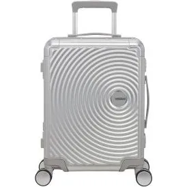 American Tourister Soundbox Alu Cabine 55 cm Lila