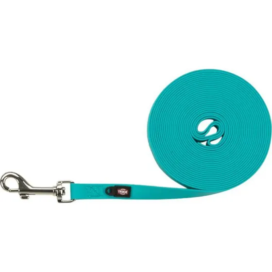Trixie Laisse  pister 10 m 13 mm turquoise