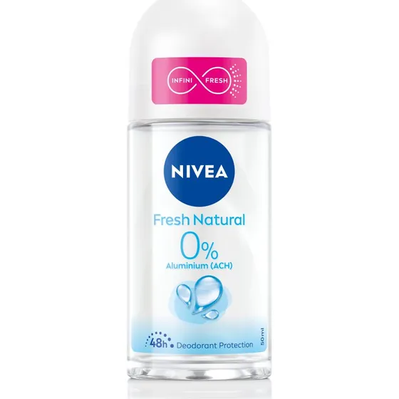 Nivea Fresh Natural O2 Dodorant Roll-On 50 ml 0% Aluminium