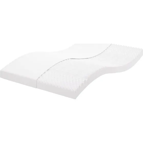 vidaXL Matelas en mousse blanc 140x200 cm 7 zones 20 ILD