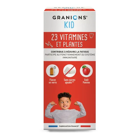 Granions Kid 23 Vitamines Minéraux & Plantes Sirop 200ml