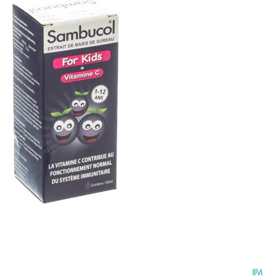 Sambucol® For Kids Sirop 120 ml + Vitamine C