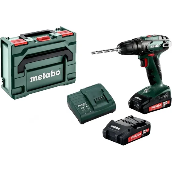 Metabo BS 18 Perceuse-visseuse 18V 2x2Ah Li-Ion