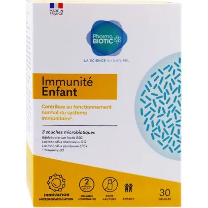 Pharma Biotic Immunité Enfant 30 Gélules