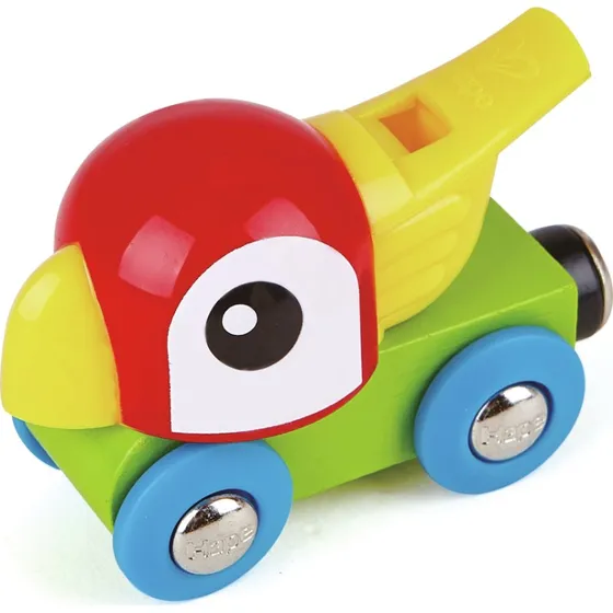 Hape Locomotive en bois Perroquet Siffleur