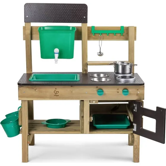 Hape Cuisine d'extrieur en bois et bambou