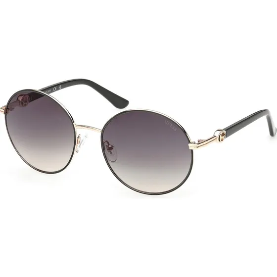 Guess GU00260 96P Lunettes de Soleil Rondes Vert pour Femme