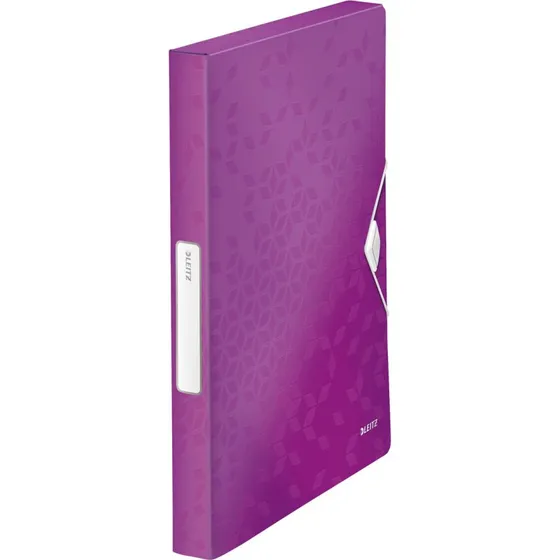 Leitz WOW Boîte de classement 30 mm violet métallisé