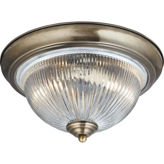 Searchlight Plafonnier American Diner Laiton Antique IP44