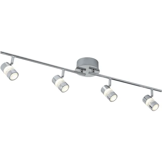 Searchlight Spot LED Bubbles IP44 - Plafonnier 4 Lampes Chrome