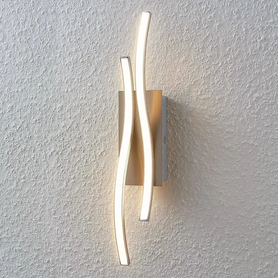 Applique murale LED Safia Lindby - Gris Nickel