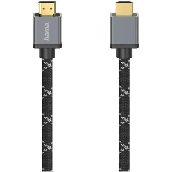 Hama Cble HDMI 3 m Ultra Haute Vitesse 8K Noir Gris
