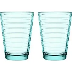 Iittala Aino Aalto Verre 22 cl Vert Eau (Set de 2)