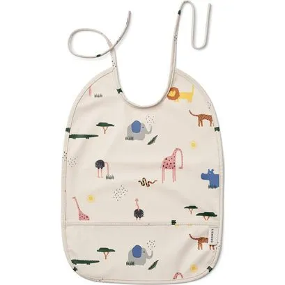 Liewood Bavoir Lai Safari Beige 30x26cm