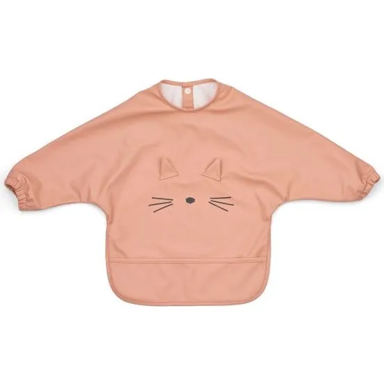 Liewood Bavoir intégral Chat rose