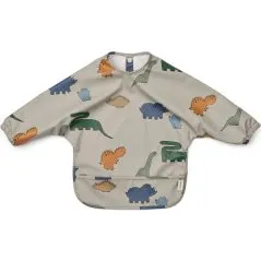 Liewood Bavoir à manches Dinosaures Mist