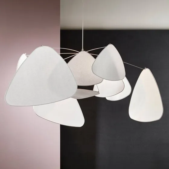 MARKET SET Suspension Screen XL - Design Papier Blanc 60 cm