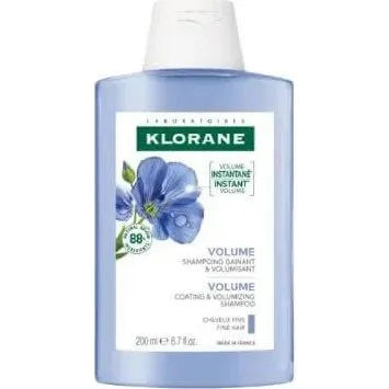 Klorane Shampooing au lin bio, 200 ml