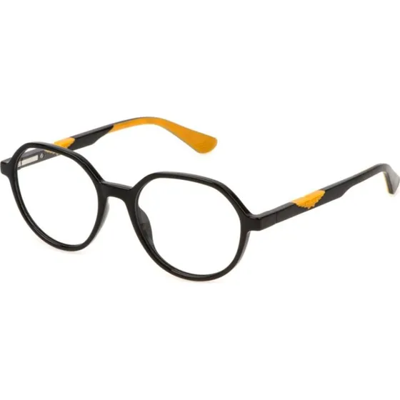 Police VK139 Jr Lunettes de Vue Rondes Noires 49mm