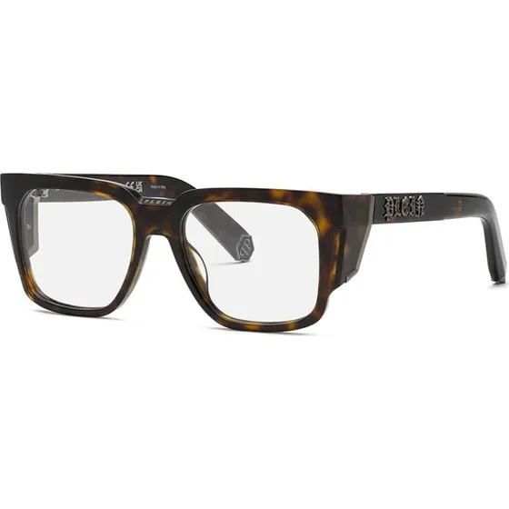 Philipp Plein Plein Master VPP141M Lunettes de Vue Carrées Havane