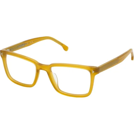 Lozza VL4349 Lunettes de Vue Carrées Unisexe Jaunes 54mm