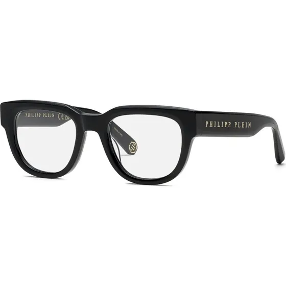 Philipp Plein Plein Starlight VPP146M Lunettes de Vue Carrées Noires