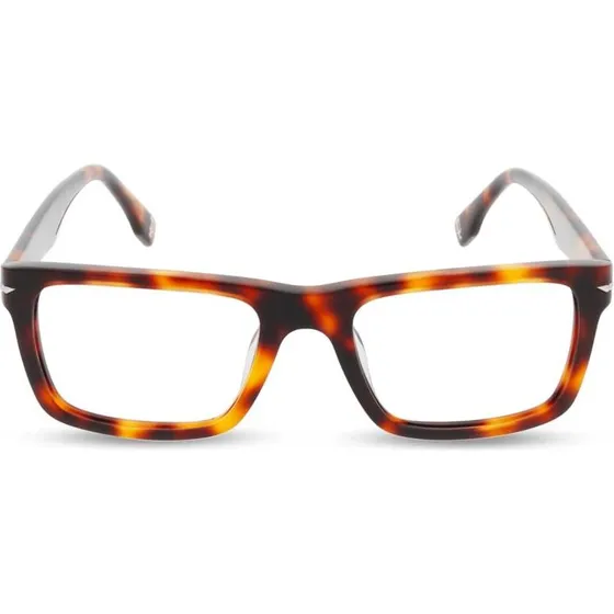 Police VPLQ64 Lunettes de Vue Homme Carrées Havane