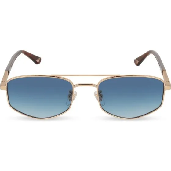 Police New Crossroads 3 SPLQ84 Lunettes de Soleil Géométriques Bleu