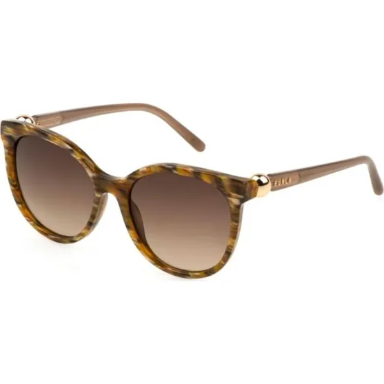 Furla SFU887 Lunettes de Soleil Pantos Multicolore Vert 54mm