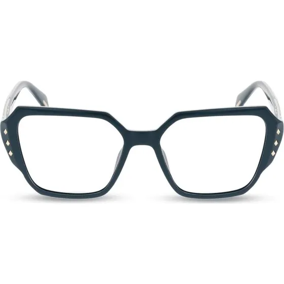 Police VPLR20 Lunettes de Vue Carrées Vertes Unisexe