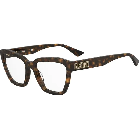 Moschino Mos651 Lunettes de Vue Femme Havane Rectangulaires 54mm