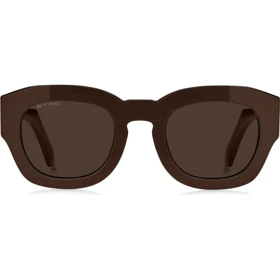 Etro 0079/S Lunettes de Soleil Carrées Marron Unisexe