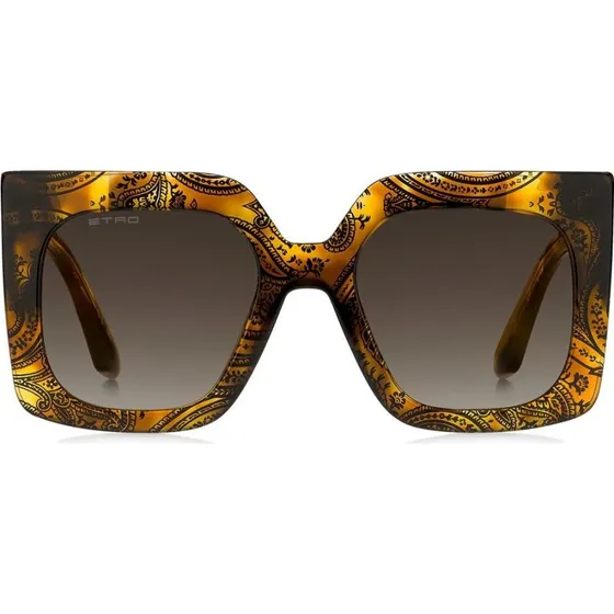 Etro Lunettes de Soleil Etro 0075/S Papillon Havana Marron 53mm