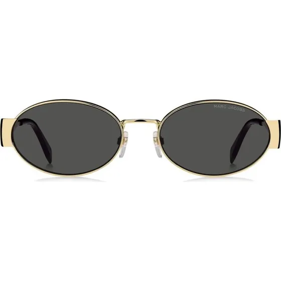 Marc Jacobs Lunettes de Soleil Marc 806/S Dorées Ovales Grises