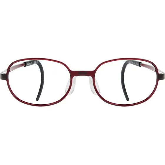 Polaroid PLD D843 Lunettes de Vue Unisexes Rouges Ovales 46mm