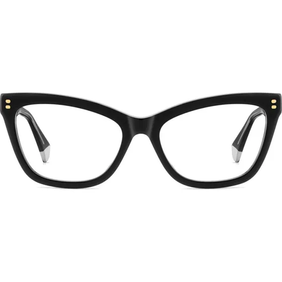 Polaroid PLD D557 Lunettes de Vue Femme Rectangulaires Noires