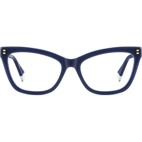 Polaroid PLD D557 Lunettes de Vue Femme Bleues Rectangulaires