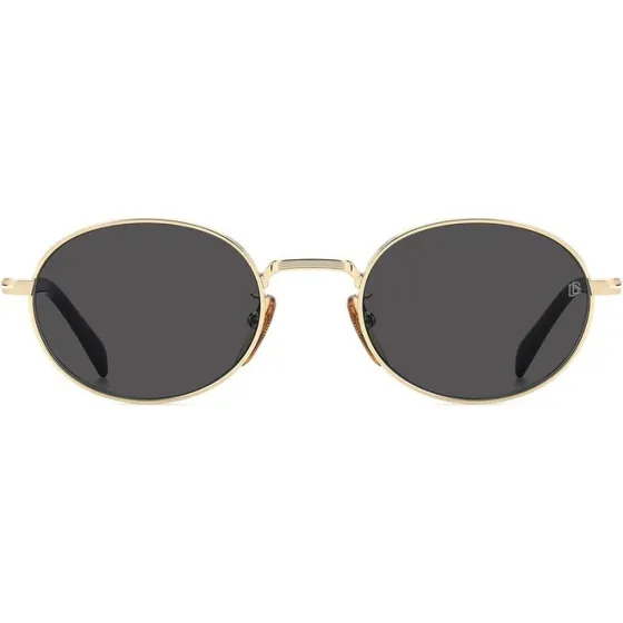 David Beckham DB 1196/S Lunettes de Soleil Homme Dorées Ovales