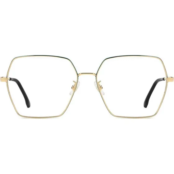 Carrera 3061 Lunettes de Vue Femme Géométriques Dorées 58mm