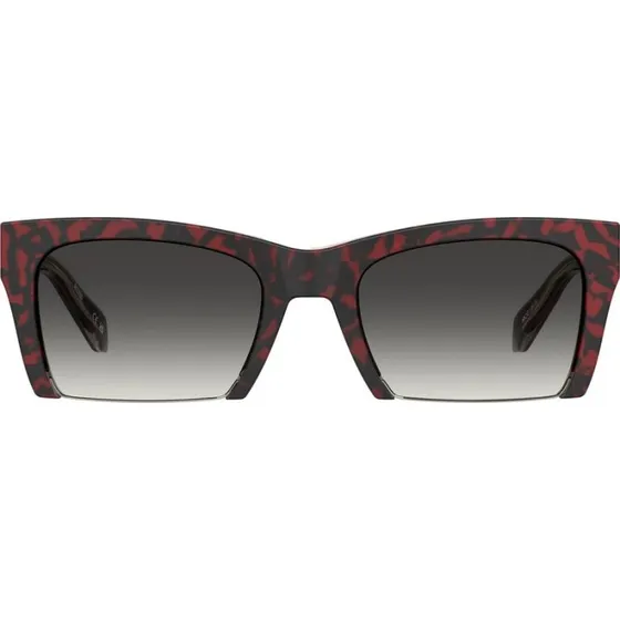 Moschino MOS196/S Lunettes de Soleil Carrées Rouges