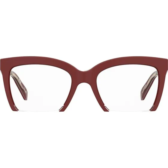 Moschino MOS654 Lunettes de Vue Femme Rouge Œil de Chat 52mm