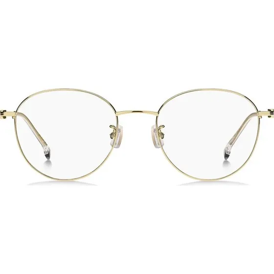 Boss 1876/F Lunettes de Vue Homme Rondes Dorées 52mm